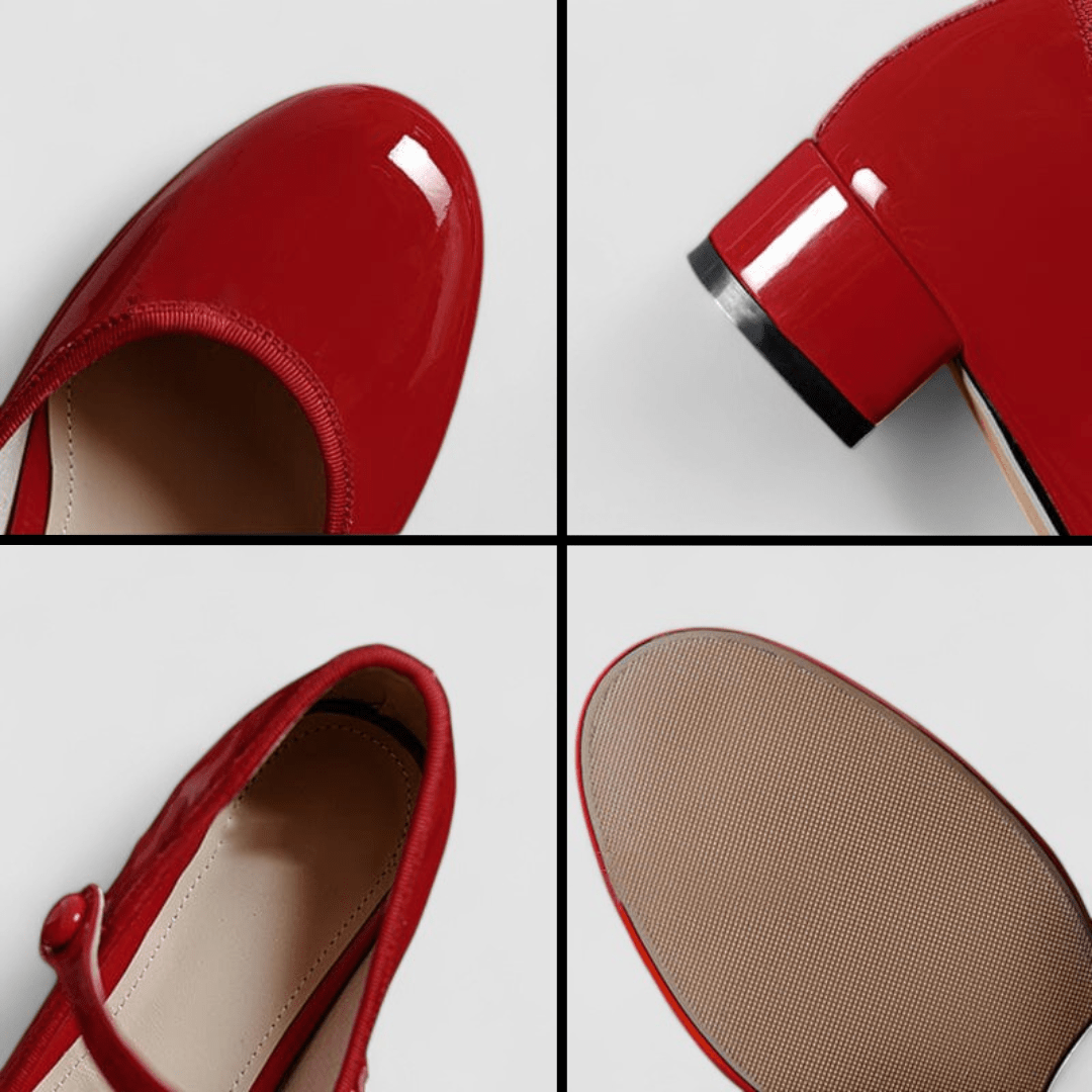 Rosie | Black Patent Mary Jane Heels