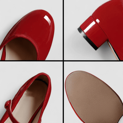 Rosie | Black Patent Mary Jane Heels