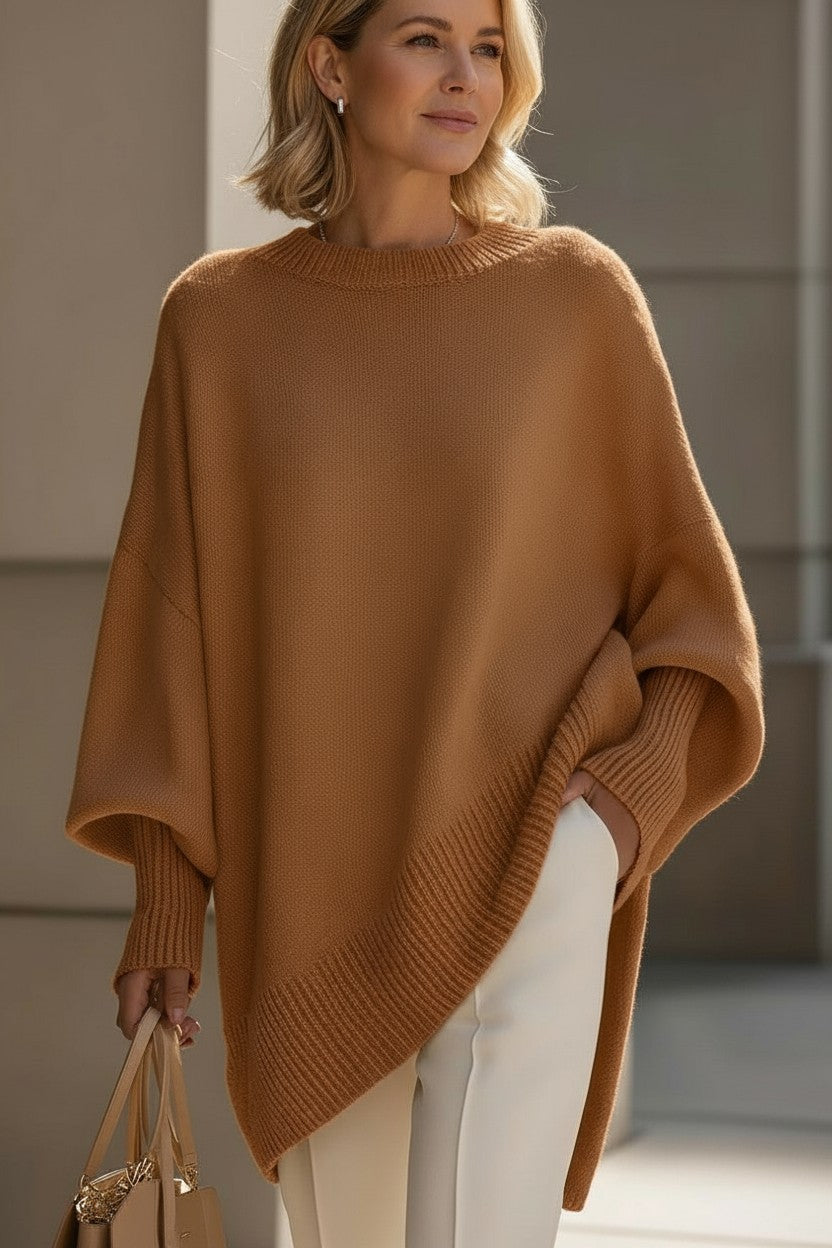Rosie | Beige Oversized Knit Jumper