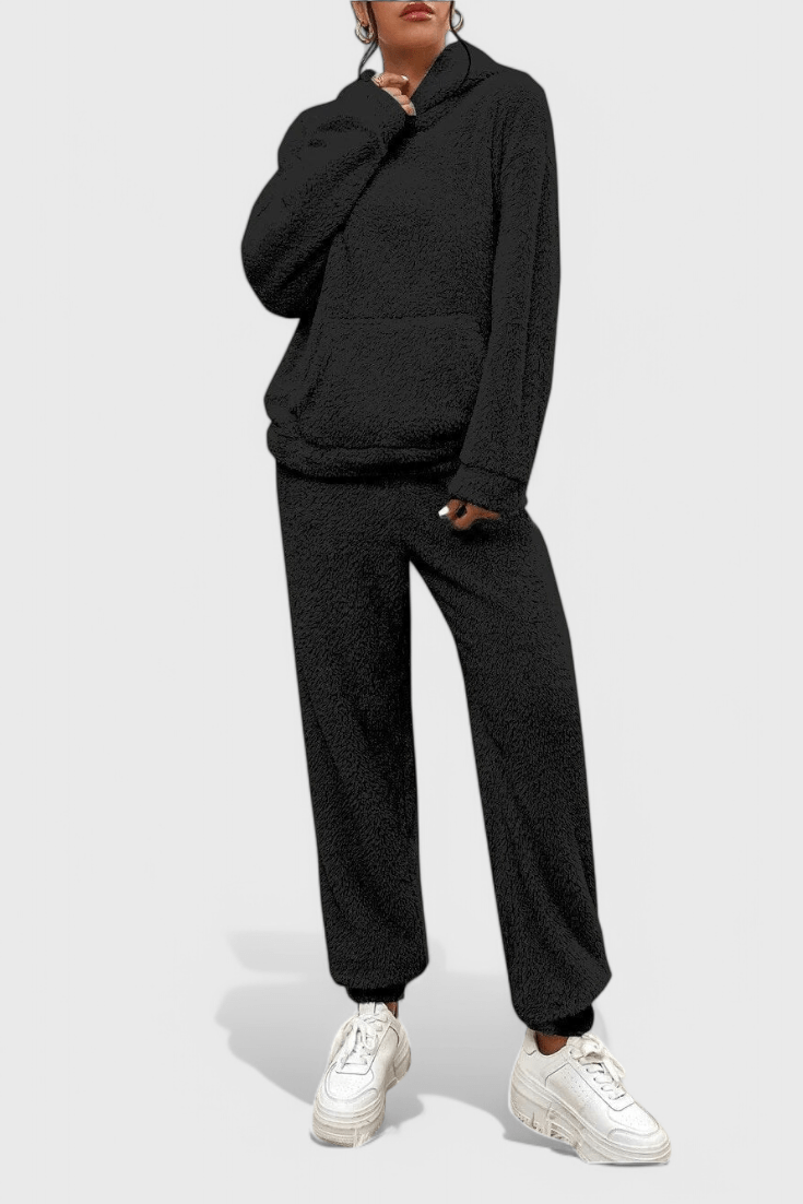 Rosie | Teddy Hooded Top & Trouser Set