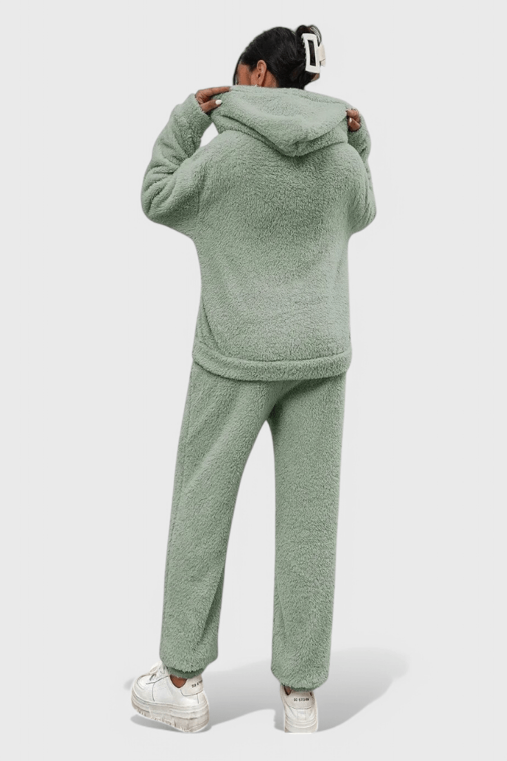 Rosie | Teddy Hooded Top & Trouser Set