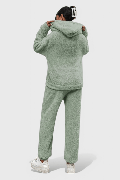 Rosie | Teddy Hooded Top & Trouser Set