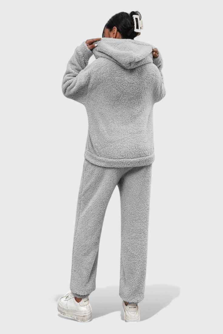 Rosie | Teddy Hooded Top & Trouser Set