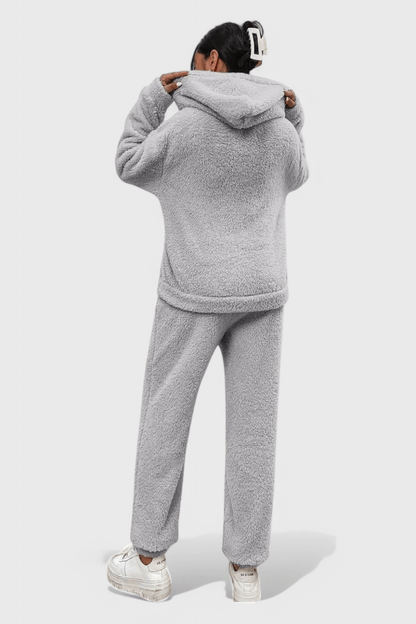 Rosie | Teddy Hooded Top & Trouser Set