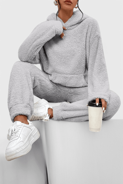 Rosie | Teddy Hooded Top & Trouser Set
