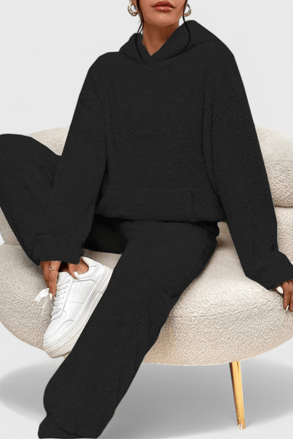 Rosie | Teddy Hooded Top & Trouser Set