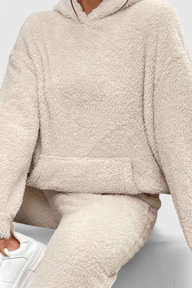 Rosie | Teddy Hooded Top & Trouser Set