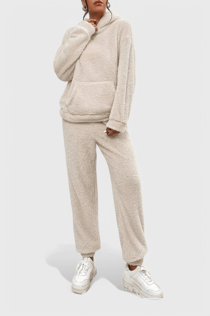 Rosie | Teddy Hooded Top & Trouser Set