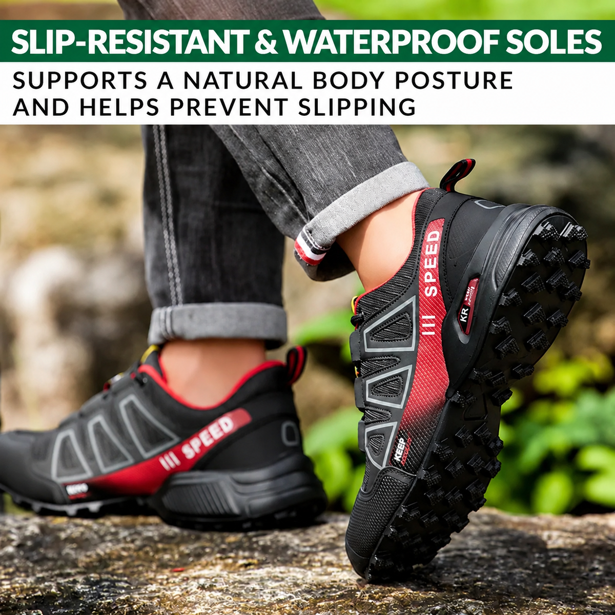 Rosemary | Chunky-Sole Trail Shoes