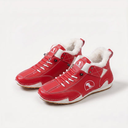 Heather | Fleece-Lined Slip-On Ankle Boots