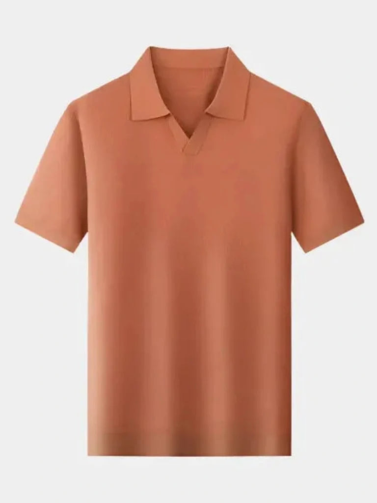 Rowan | Open-Collar Short-Sleeve Polo
