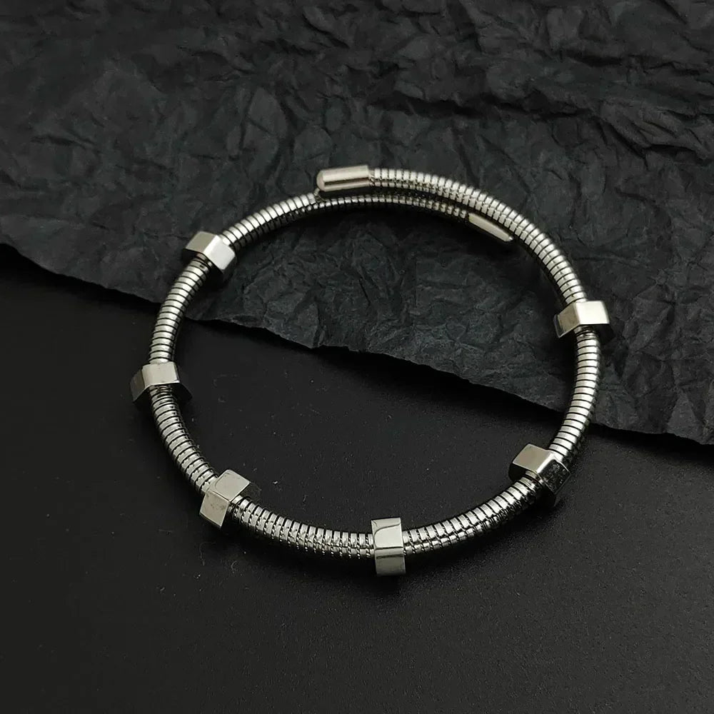 Aileen | Mixed Metal Cable Bangle