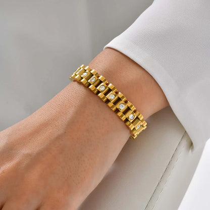 Imperial | Crystal Link Bracelet