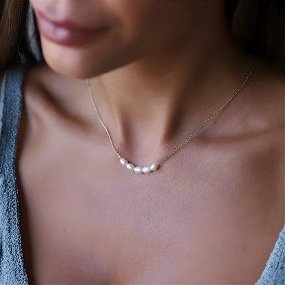 Peggy | Five Pearl Necklace