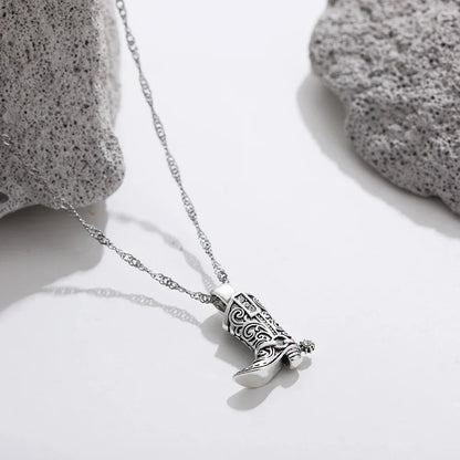 Darcy | Cowboy Boot Pendant Necklace