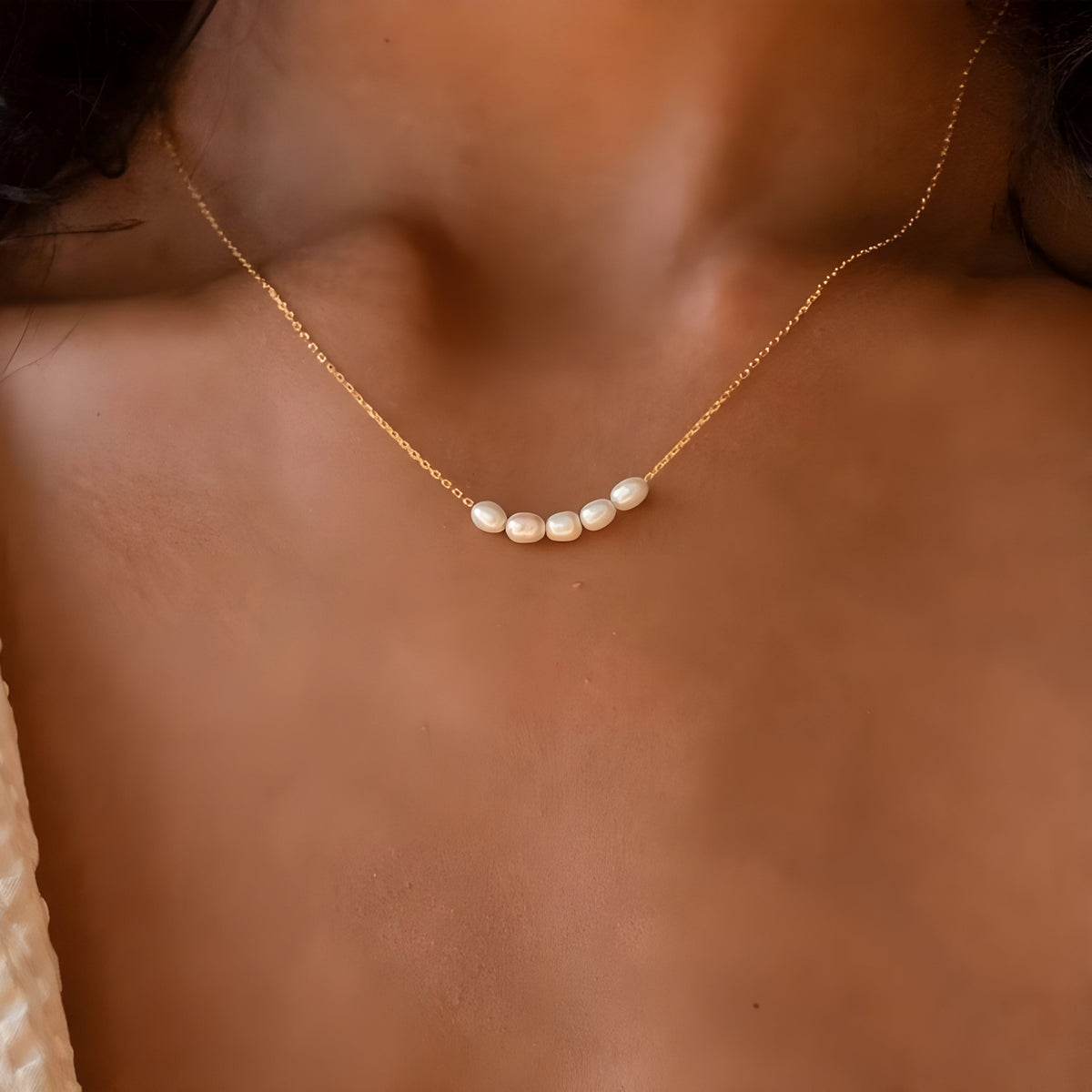 Peggy | Five Pearl Necklace