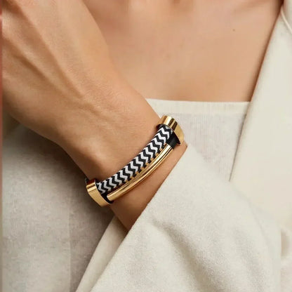 Mabel | Braided Necklace & Bracelet Set