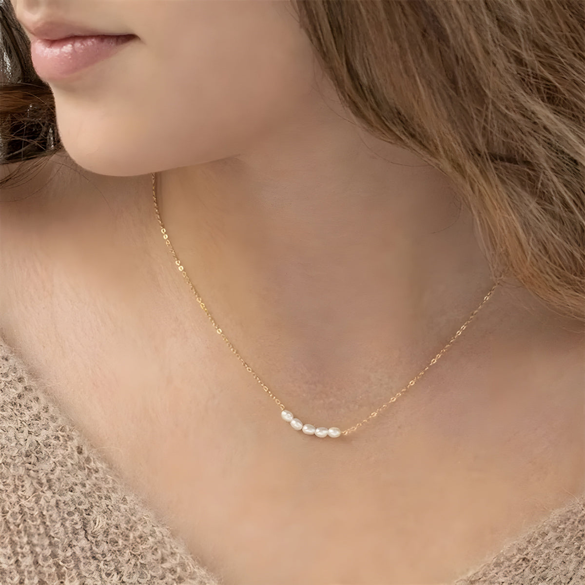 Peggy | Five Pearl Necklace