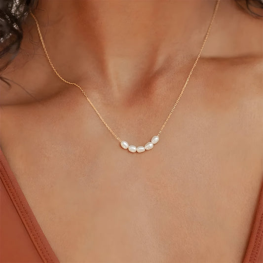 Peggy | Five Pearl Necklace