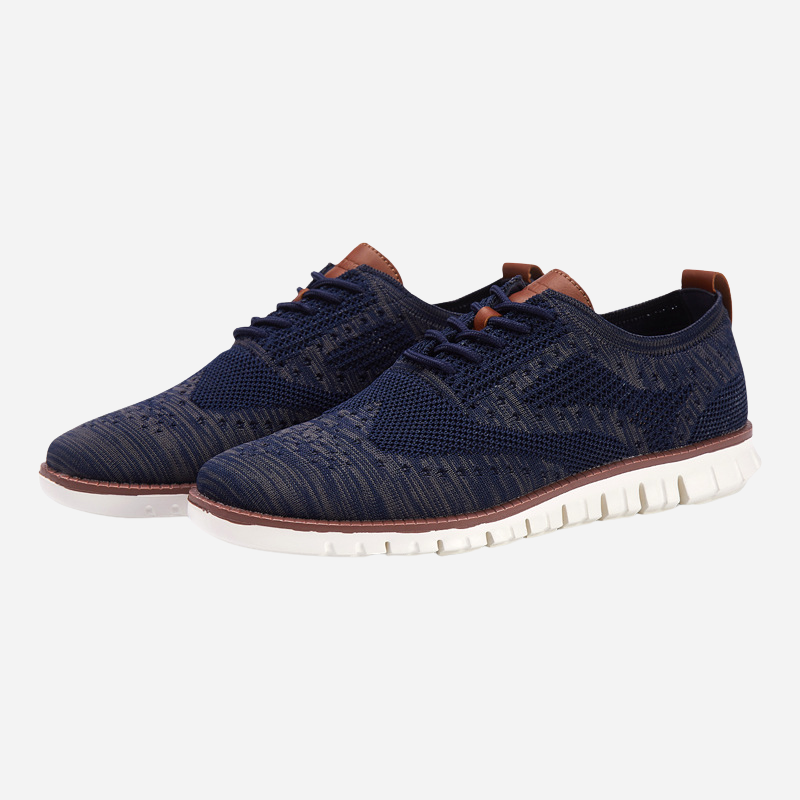 Oscar | Black Knit Trainers