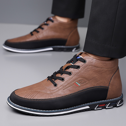 Alexander | Black High-Top Casual Shoes