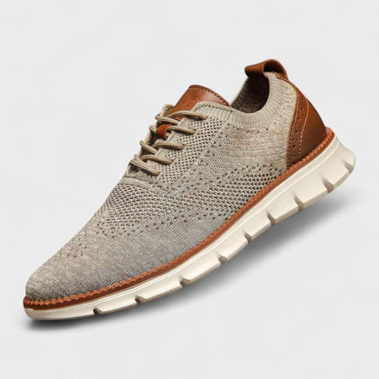 Henry | Beige Knit Casual Shoes