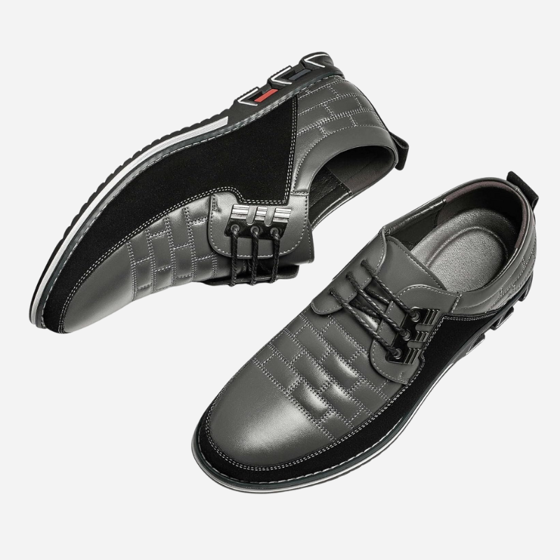 Charles | Black Smart Casual Shoes