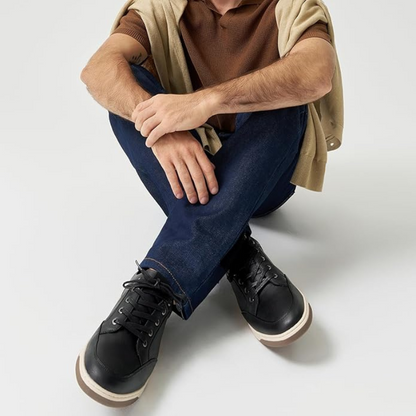 Samuel | Black Casual Trainers