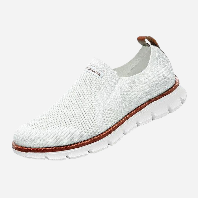 Oliver | Black Knit Slip-On Trainers