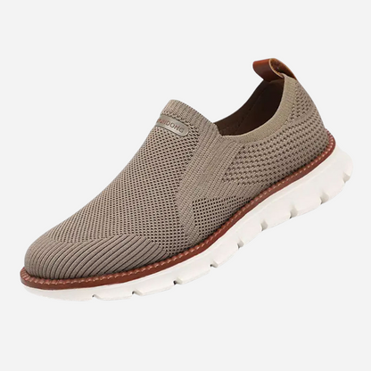 Oliver | Black Knit Slip-On Trainers