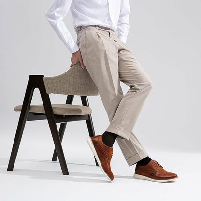 Thomas | Brown Brogue Casual Shoes