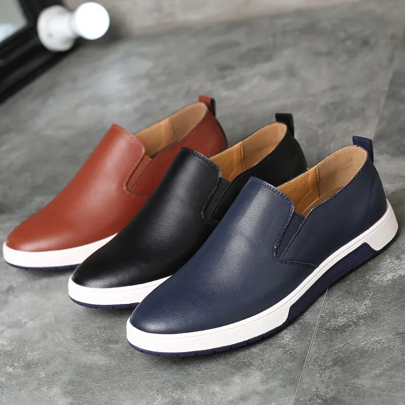 Daniel | Black Slip-On Casual Shoes