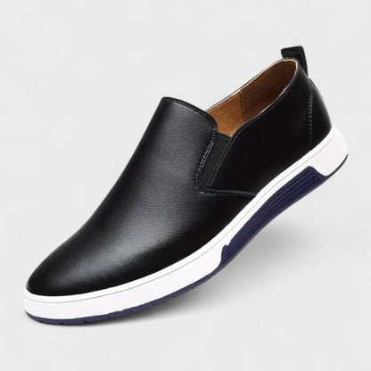 Daniel | Black Slip-On Casual Shoes