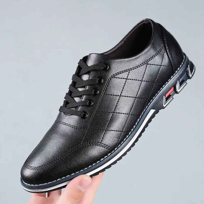 Jack | Black Textured Casual Shoes