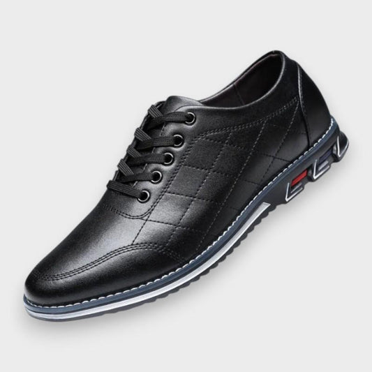 Jack | Black Textured Casual Shoes