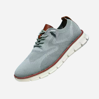 Edward | Cream Knit Trainers