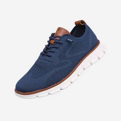 Edward | Cream Knit Trainers