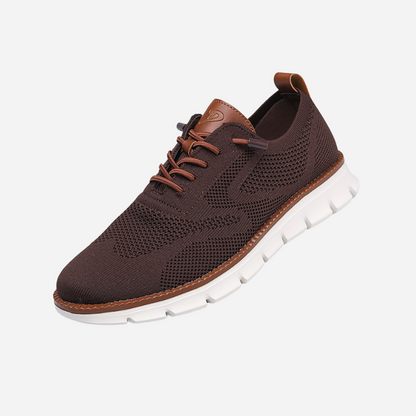 Edward | Cream Knit Trainers