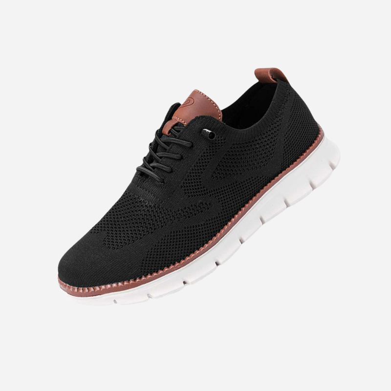 Edward | Cream Knit Trainers