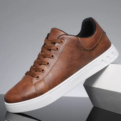 Alfie | Brown Low-Top Trainers