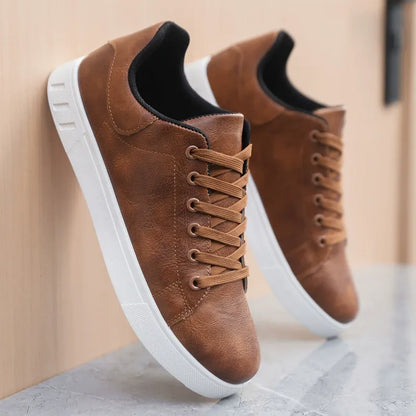 Alfie | Brown Low-Top Trainers