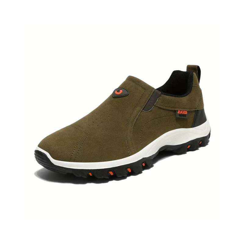 James | Tan Slip-On Walking Shoes