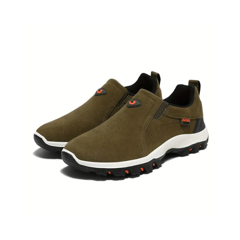 James | Tan Slip-On Walking Shoes