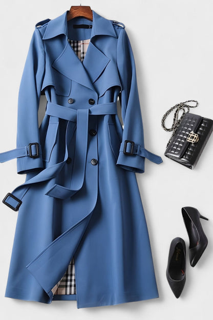 Sarah | Camel Belted Trench Coat