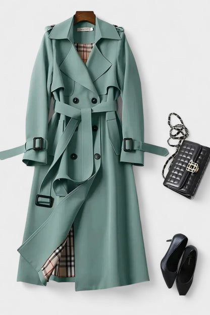 Sarah | Camel Belted Trench Coat