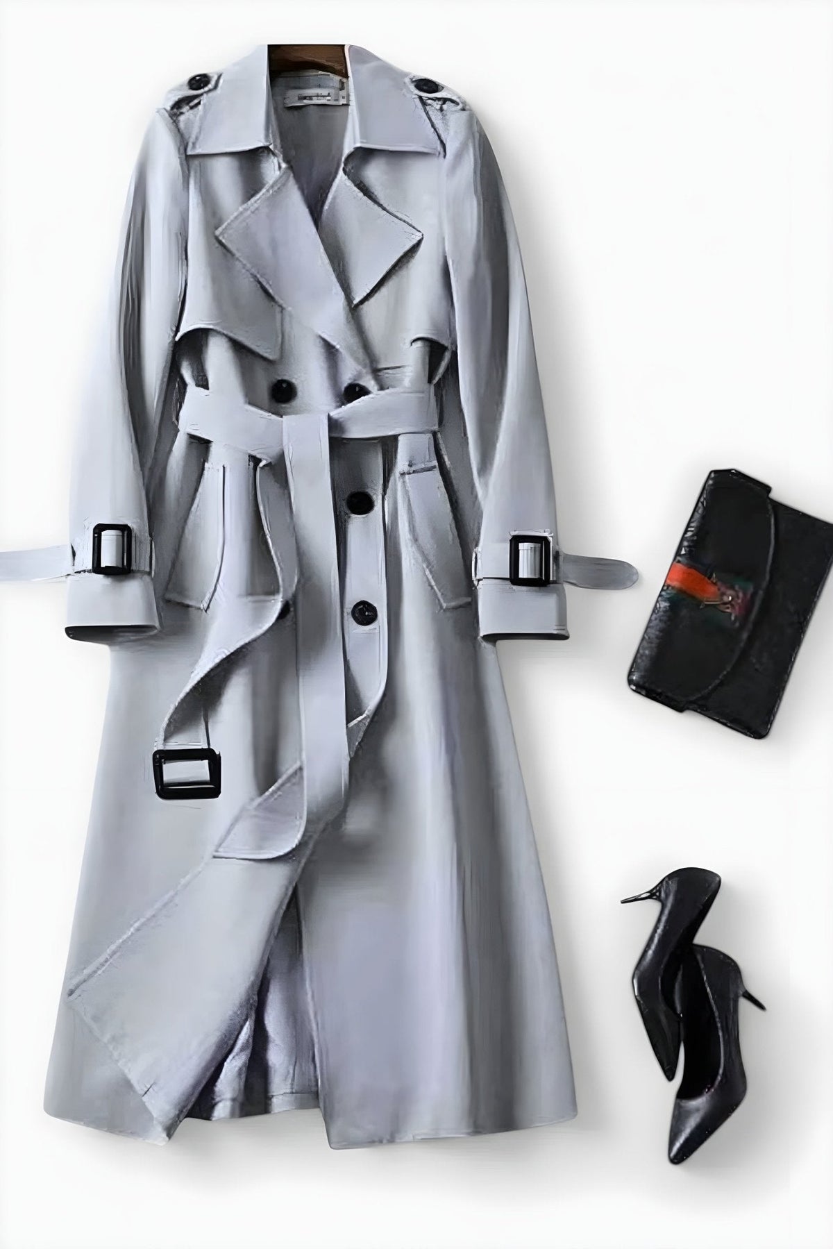 Sarah | Camel Belted Trench Coat