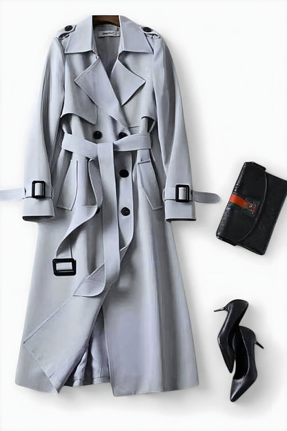 Sarah | Camel Belted Trench Coat