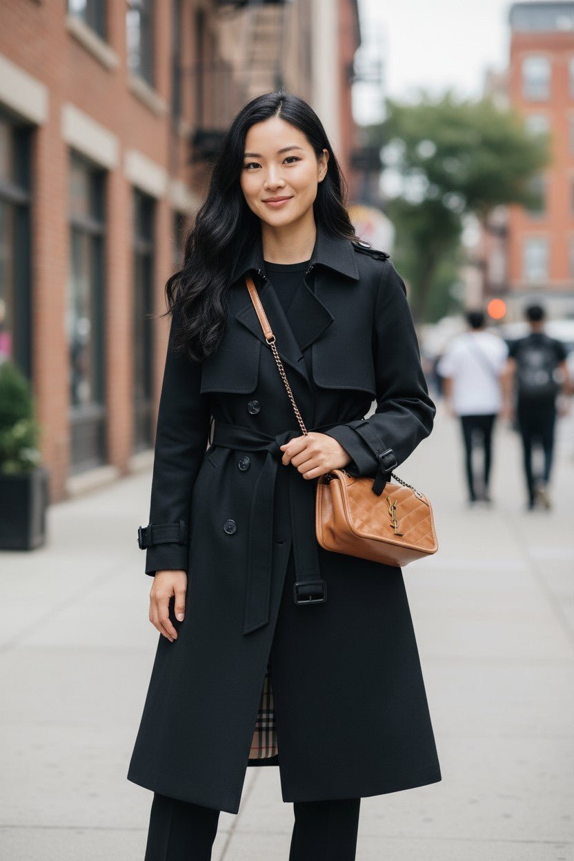 Sarah | Camel Belted Trench Coat