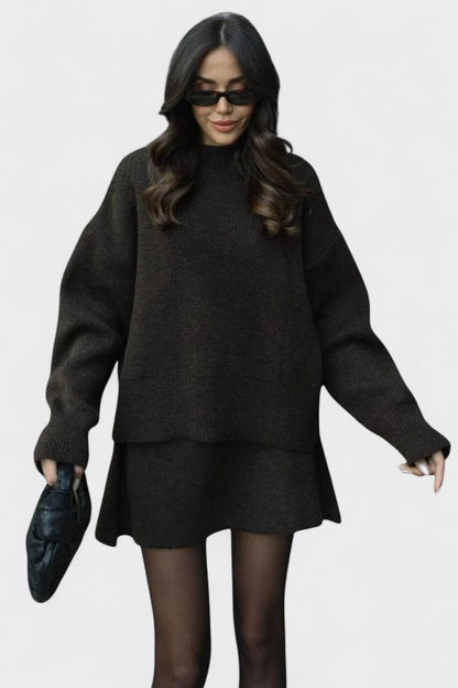 Susanna | Longline Knit Jumper & Trouser Set