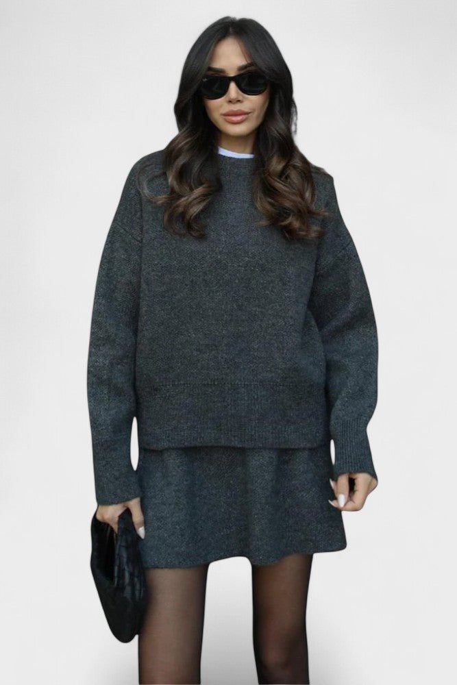 Susanna | Longline Knit Jumper & Trouser Set